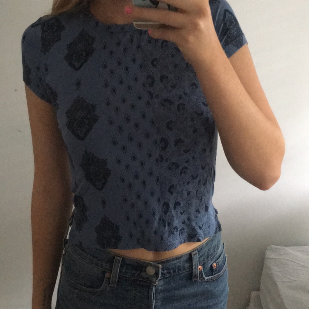 Aerie patterned crop top